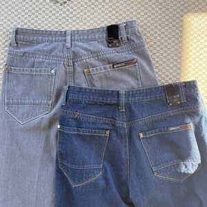 vintage 2000s southpole nut button baggy jeans pants bundle